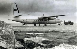 Uno de los Fokkers previo al conflicto de 1982 (Foto Terry Spruce)
