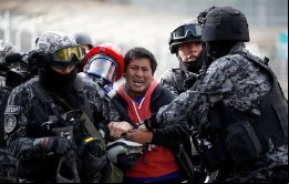 La CIDH advirtió que los patrones de las lesiones que se han registrado ofrecen serios indicios de prácticas de ejecución extrajudicial. (AP Photo/N.Pisarenko)
