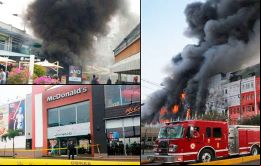 Aparentemente la empresa impidió el  a los bomberos y a funcionarios municipales y no entregó hasta el lunes las grabaciones de las cámaras de seguridad (Foto La Republica.com)