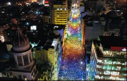 Marcha por la diversidad en Montevideo.