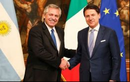 Con el presidente del Consejo de Ministros de Italia, Giuseppe Conte recibí un importante apoyo para buscar un camino que permita resolver el problema de nuestra deuda, señalo Fernández.