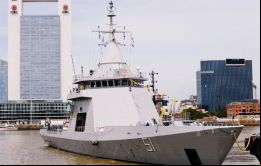  El patrullero oceánico 'ARA Bouchard' cumplirá tareas de vigilancia en la Zona Económica Exclusiva.