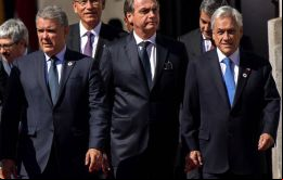 Se trata de los presidentes de Colombia, Iván Duque; de Brasil, Jair Bolsonaro; de Chile, Sebastián Piñera; y de Paraguay, Mario Abdo Benítez