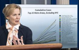 ”El distanciamiento social estará con nosotros a lo largo del verano para garantizar que nos protegemos”, dijo Birx en la cadena de televisión NBC.