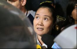 Keiko, dos veces candidata presidencial había solicitado el cese de su prisión preventiva ante el riesgo de contraer coronavirus en la cárcel de Chorrillos