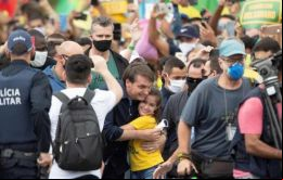 Es una demostración democrática, espontánea, por la libertad, queriendo que Brasil salga adelante. La libertad está por encima de todo, dijo Bolsonaro