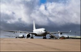 En los vuelos al sur desde Brize Norton a Falklands, todos los martes, el puente aéreo dispondrá de hasta 62 asientos para civiles que paguen por sus pasajes  (Foto BFSAI)