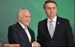 Invité para ser como mi enviado especial a Líbano al señor Michel Temer, hijo de libaneses y ex presidente de Brasil, anunció Bolsonaro