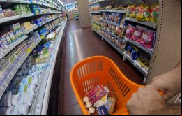 Los números oficiales indicaron que el valor de mercado de los alimentos trepó un 3% en septiembre