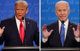 Mientras Trump defendió su gestión y afirmó que tendremos una vacuna y  Biden lo acusó de permitir que las personas estén aprendiendo a morir con esto. 