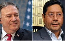 En un comunicado de la Secretaría de Estado, “el Secretario Pompeo felicitó al presidente electo Arce por su victoria en las elecciones nacionales de Bolivia”