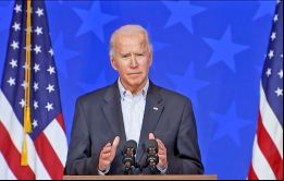 ”Les pedimos a todos que mantengan la calma. El proceso (electoral) está funcionando, los votos se están contando”, dijo Biden 