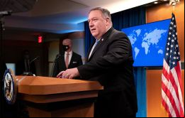 “Habrá una transición tranquila hacia un segundo gobierno de Trump”, dijo Pompeo al ser preguntado sobre los os con el equipo de Biden.
