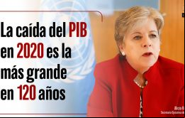 América Latina y Caribe se contraerán 7,7% en 2020, con la mayor caída en Venezuela (-30%) y menor en Paraguay (-1,6%) y Guatemala (-2,5%).