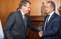  ”Vamos a seguir profundizando nuestra relación y me dio la tranquilidad de que están garantizadas las exportaciones del trigo argentino a Brasil”, dijo Bolsonaro