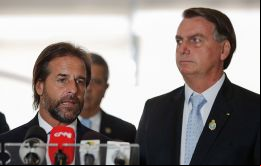 Me voy para Uruguay muy satisfecho, muy contento, dijo Lacalle Pou, en una rueda de prensa, luego de una reunión con Bolsonaro en Brasilia