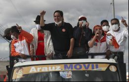 El domingo habrá un voto contundente en una sola vuelta para obtener una victoria popular, expresó el joven economista Andrés Arauz 