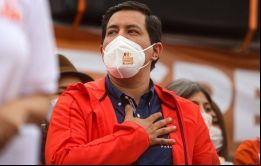 Con 98,84% de actas procesadas y Andrés Arauz con 32,07% de votos válidos, el candidato correísta es el ganador de la primera vuelta