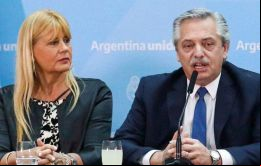 Fernández resaltó el compromiso de Losardo,(I) a quien dijo que conoce desde su época como estudiantes, y señaló que está agobiada. (Twitter)