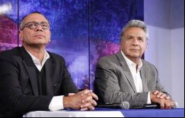 El mensaje es en respuesta a declaraciones de Fernández en las que se refirió a Moreno y su ex vicepresidente Jorge Glas, en prisión