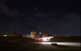Las dosis de Pfizer que se transportaban a Rocha en un helicóptero -similar al de la foto- se perdieron, como consecuencia de un incendio