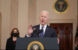 Estamos todos tan aliviados, dijo el presidente Biden después de escuchar la noticia de la culpabilidad de Chauvin.