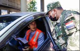 El ministro de Defensa, Bernardino Soto Estigarribia, dijo que el personal militar apoyará a la Policía Nacional para hacer cumplir el nuevo decreto.(Foto EFE)