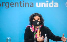Queríamos verlo de primera mano y apoyar esta histórica intervención de salud, dijo Vizzotti.