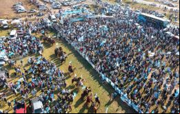 La principal manifestación se realizó en San Nicolás contra el creciente intervencionismo del Estado.