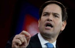  Senador Marco Rubio dirigiéndose a la Cámara Alta