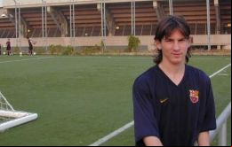 El rosarino Messi llegó a Barcelona cuando tenía 12 años.
