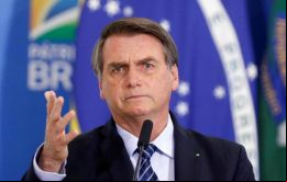 “No se puede hablar de tratamiento temprano contra la pandemia, no se puede hablar en contra del voto electrónico”, se quejó Bolsonaro.