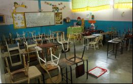 Los niños tuvieron que esperar 19 meses para volver a escuelas sin luz ni agua