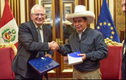 Contamos con su apoyo en la reactivación económica de las regiones, a través de inversiones sostenibles, dijo Castillo a Borrell.