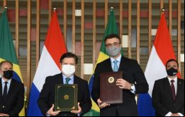 Acevedo sostuvo una reunión de trabajo con su homólogo brasileño Carlos Alberto Franco França