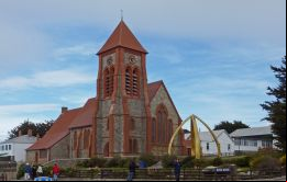 La Catedral de Stanley, edificio icónico de la capital de las Falklands 