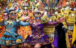 “El Carnaval de Oruro es cultura, fe y devoción, pero también es turismo y reactivación económica”, dijo Arce