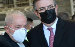 Lula, gran amigo de México y de la causa de la justicia, dijo Ebrard. 