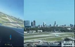 La maniobra no representó una amenaza para otras aeronaves, se explicó.