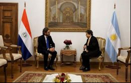 La semana de Cafiero incluyó visitas presidenciales de Gabriel Boric de Chile y Luis Arce de Bolivia