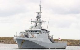 Participan elementos del ejército, HMS Forth, Real Fuerza Aérea de la Fuerza de Defensa de las Falklands (Foto MoD)