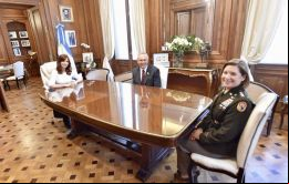El recibimiento a la Generala Richardson permitió a CFK profundizar sus vínculos con la Embajada de Estados Unidos en Buenos Aires