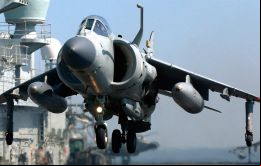 Se contó con 28 Shar operando desde los porta aviones HMS Invincible y HMS Hermes, con principal función la defensa aérea de la flota