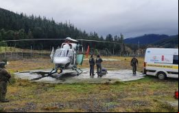 Neculqueo, de 66 años, fue trasladado en helicóptero al hospital de Temuco, pero los médicos no pudieron hacer nada