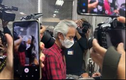 José Rubén Zamora, director general del medio local El Periódico  comparece este lunes