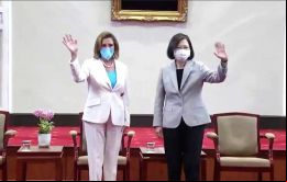 Pelosi insistió en el deber de los Estados Unidos para con la democracia taiwanesa