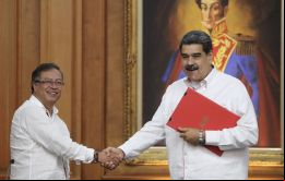 Petro dijo que es antinatural que dos países vecinos se hayan separado