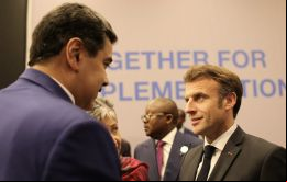 Macron le dijo a Maduro que lo llamaría para seguir conversando