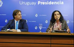 Lacalle y Arbeleche hablaron de enviar un proyecto al Congreso para cambiar la ley de fronteras. Foto: Presidencia
