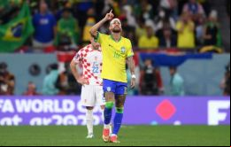 Neymar marcó el gol de Brasil pero no tuvo ocasión de lanzar en la serie de desempate